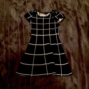 Girls Medium My Michelle Girls black and white dress